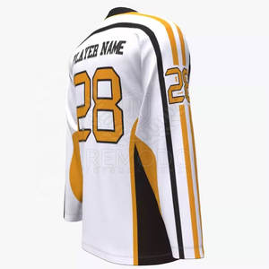 Camiseta de hockey sobre hielo OEM mejor fabricación diseño su propia camiseta de hockey sobre hielo precio bajo camiseta de hockey sobre hielo - Product Image 2