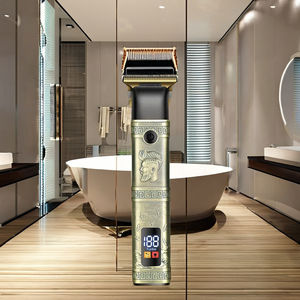 Tondeuse à cheveux sans fil à haute efficacité pour hommes de bonne qualité Bordures rechargeables à lame en T pour tondeuse Batterie de fonctionnement en anglais Pow - Product Image 3