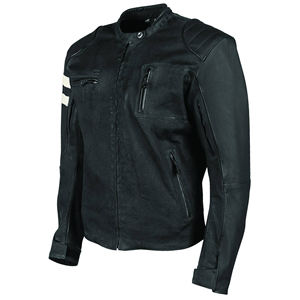 Veste de moto unisexe en cuir de vachette coupe-vent, veste de moto professionnelle, couleurs personnalisées, toutes saisons, vente en gros - Product Image 3