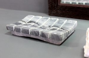 Porte-savon à motif côtelé, accessoire de salle de bain élégant pour un usage quotidien - Product Image 4