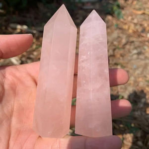 Bola de Cuarzo Rosa de Alta Calidad, Globo de Piedra Preciosa Tallada, Torre Pulida de Hada, Punta de Lápiz, Varita, Decoración Natural para el Hogar - Product Image 4