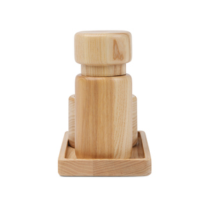 Set di macine sale e pepe in legno retrò personalizzato - Product Image 3
