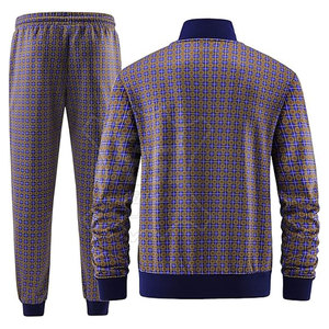 Ensemble de vêtements de sport pour homme, tenue de sport classique, survêtement en coton, tenue d'entraînement en taille adulte - Product Image 5