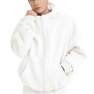 2025 nouveauté hommes sweats à capuche 355GSM haut de gamme Offre Spéciale 100% coton polaire lavé sweats à capuche zippés Street Wear sweat - Product Image 1
