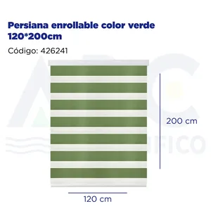 Verde 120*200cm tapparelle motorizzate campione libero elettrico stile veneziano 38mm dimensioni per ufficio Hotel fabbrica fornitura diretta - Product Image 2
