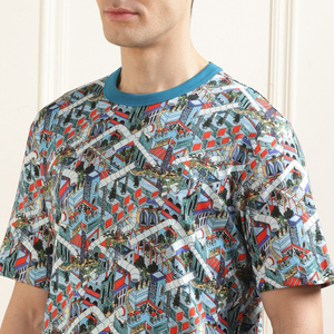 เสื้อยืดผู้ชายพิมพ์ลายซับลิเมชันมาใหม่ไซส์ใหญ่พิเศษแห้งเร็ว - Product Image 4
