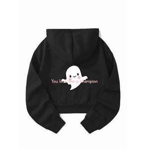 Wholesale <b>men</b> hoodie premium quality cotton blended printed Pullover <b>crop</b> <b>top</b> hoodie Streetwear clothing - Product Image 6