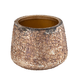 Hot Selling Durable Copper Round Iron Pot Modern Design Home Decor Metal Base Planter/<b>Vase</b> Garden Plants Versatile <b>Vases</b> Product - Product Image 4