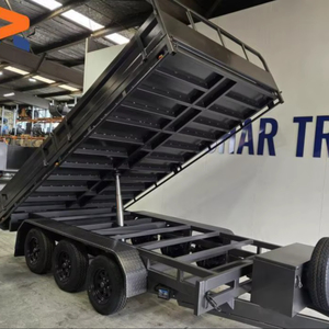 14x8ไตรเพลาแบนรถเทรลเลอร์สำหรับเรือและเรือบรรทุกสินค้า - Product Image 1