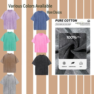 T-shirts rétro imprimés européens et américains pour hommes et femmes, manches courtes, 100% coton, coupe ample, style de rue, style de couple - Product Image 3