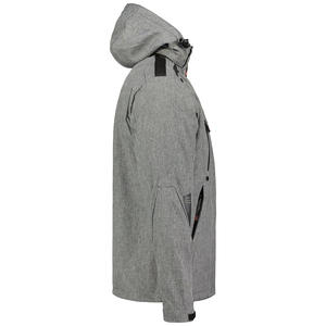 Veste à glissière Softshell en polyester respirant de qualité supérieure pour hommes vêtements de plein air essentiels avec veste polaire avec logo personnalisé - Product Image 5