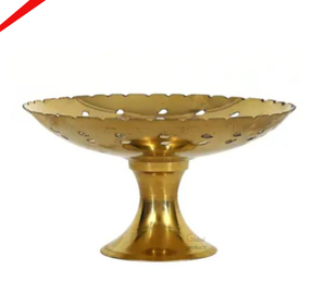 2025 Bol décoratif antique en laiton fini doré de vente chaude - Product Image 2