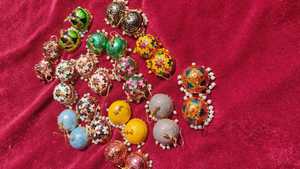 Assorted Lot of Meenakari <b>Earrings</b> Indian Handmade Jewellery Wedding Favor Bridesmaid Gifts Mehendi Sangeet Ceremony Gifts - Product Image 6