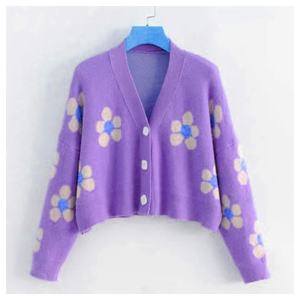 Suéter Cárdigan de Retazos Colorido para Invierno, Decorado con Bordado, Tejido de Punto, Colores Personalizados, Secado Rápido y Transpirable - Product Image 6