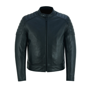 Chaqueta de moto de cuero aprobada por la CE para Hombre | Chaqueta de motorista duradera | Chaqueta de montar para todas las estaciones - Product Image 1