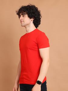 Qualité supérieure 100% coton demi-manche T-Shirt pour hommes basique extensible cou confortable tenue décontractée de tous les jours pour décontracté - Product Image 4
