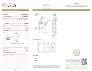 Fantaisie Vivid Yellow 1.02 Carat VS2 Long Coussin Coupe GIA Certifié Naturel Diamants Fantaisie En Vrac De L'Inde Pour L'utilisation De La Fabrication De Bijoux - Product Image 2