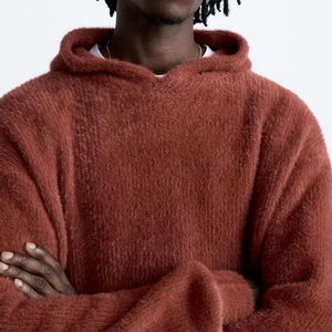 Survêtement à capuche respirant personnalisé pour hommes sweat-shirt en tissu tricoté et pantalon de jogging OEM ensemble deux pièces vêtements de sport Fit - Product Image 3