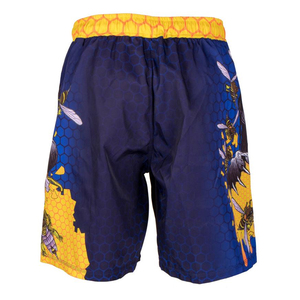 Shorts de MMA de poliéster con estampado por sublimación, ligeros, transpirables, con cintura elástica, para entrenamiento en el gimnasio. - Product Image 4