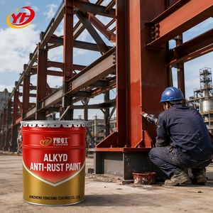 Peinture antirouille alkyde de qualité YUHONG pour structures en acier, peinture industrielle antirouille, apprêt acier - Product Image 1