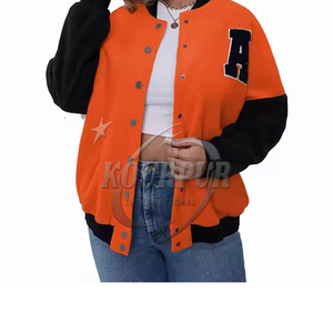 Chaqueta universitaria de último diseño para mujer, ropa informal, chaquetas universitarias para mujer con estampado de logotipo personalizado en algodón 100% - Product Image 1