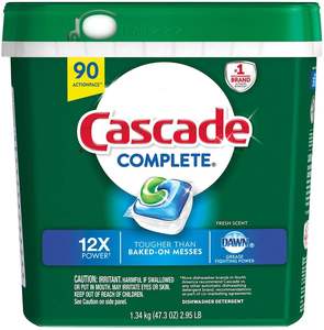 Cascade Platinum Plus Cápsulas de detergente para lavavajillas ecológicas Spray de gel líquido desechable de 81 unidades en aroma fresco - Product Image 4