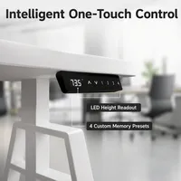 Escritorio Eléctrico de Diseño Arquitectónico Moderno - Escritorio Ajustable en Altura con Estética de Marco en A para Diseñadores