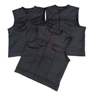 Nouveauté personnalisée Gilet en cuir véritable Slim Fit en cuir de vachette pur Gilet en cuir véritable Gilet chaud Top Design - Product Image 3