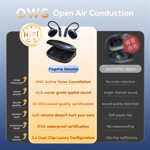 Auriculares y Audífonos TWS para Juegos OWS <span class=keywords><strong>Pro</strong></span> <span class=keywords><strong>2</strong></span> de Alta Calidad, Resistentes al Agua, con Cancelación de Ruido, Inalámbricos - Product Image 4