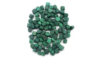 50 piezas Mineral de malaquita natural 6-8 MM Piedra preciosa de malaquita cruda natural, la malaquita es una piedra increíble para ayudar a los miedos - Product Image 2