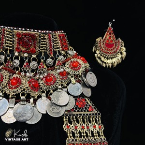 สร้อยคอทำมือจากลูกปัดโลหะผสมทองแดง สไตล์โบฮีเมียน วินเทจ ดั้งเดิม สำหรับผู้หญิง งานปาร์ตี้ งานเทศกาล - Product Image 2