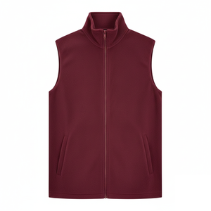 Hunting <b>Fleece</b> <b>Vest</b> Windproof Sleeveless Outdoor Gilet Front Zipper Custom Outdoor Apparel Winter Hiking <b>Vest</b> - Product Image 3