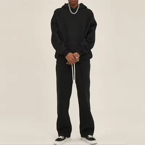 Ensemble de survêtement unisexe pour homme, personnalisé, lourd, pour l'hiver, jogging et sweat à capuche, 100% coton, streetwear avec couleurs et logo personnalisés - Product Image 4