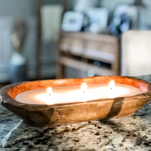 Nouveauté : Bols à pâte en bois faits à la main pour la fabrication de bougies et la décoration de style rustique, Noël et Pâques, taille personnalisable - Product Image 5