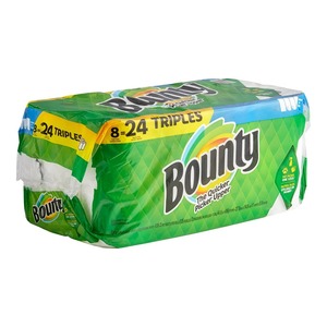 Serviettes en papier jetables Bounty Select-A-Size 2 plis, blanches, 8 rouleaux triples = 24 rouleaux standard - Product Image 4