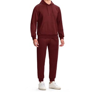 100% Cotton Fleece Fabric Comfortable Breathable Latest Style Tracksuits Custom Logo Design Tracksuits for <b>Adults</b> High Quality - Product Image 1