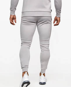 Conjuntos de chándal para hombre de color sólido con logotipo personalizado, conjuntos de chándal para hombre, conjuntos de chándal de algodón transpirable para hombre al por mayor - Product Image 4