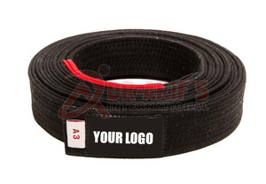 Cinturones de Karate unisex de alta calidad para entrenamiento de artes marciales y clasificación hechos de material de poliéster o algodón - Product Image 6