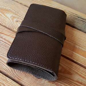 Pochette organisateur de câbles compacte de luxe en cuir et similicuir pour usage quotidien, chargeurs USB, écouteurs, voyage, bureau, vente en gros - Product Image 1