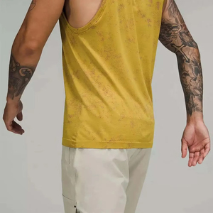 เสื้อกล้ามออกกำลังกายผู้ชายคุณภาพสูง แห้งเร็ว ระบายอากาศได้ดี ผ้าฝ้าย 100% สไตล์วินเทจ สำหรับฟิตเนส เพาะกาย - Product Image 3