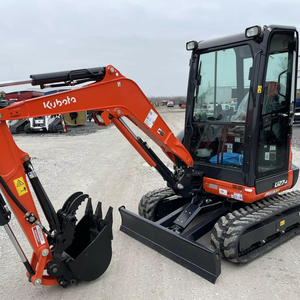 Miniexcavadora sobre orugas Kubota usada, excavadora sobre orugas pequeña usada, maquinaria de construcción, excavadoras de tractores en stock para la venta - Product Image 5