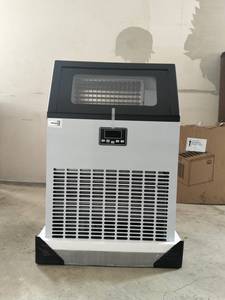 Machine à glaçons cubiques commerciale de qualité supérieure, 110 kg/24h, capacité de stockage de 25 kg, 220V, machine à glaçons automatique pour bar, restaurant, cuisine - Product Image 1