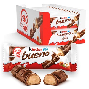 Kiinder Bueno Chocolate Wafer <b>Bar</b> Hazelnut Cream Milk Chocolate Sweet Crispy <b>Snack</b> Ready to Eat Confectionery - Product Image 6
