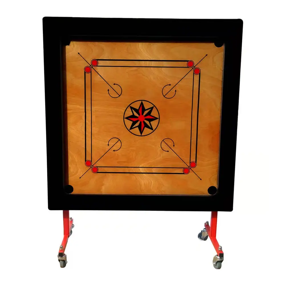 Top Quality Contraplacado Carrom Board Game Set Custom Made Fábrica Direta Fornecedor Carrom Board Jogo Indoor