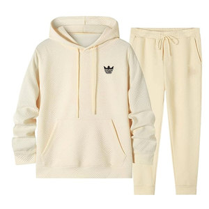 ชุดวอร์มผู้ชายแบบมีฮู้ด ไซส์ใหญ่ คุณภาพพรีเมียม น้ำหนักเบา สำหรับฤดูหนาว สไตล์ลำลอง ผลิตจากวัสดุรักษ์โลก แห้งเร็ว - Product Image 1