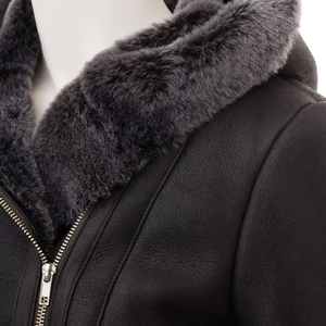 Veste en cuir pour femme de style nouveau, meilleure arrivée, vestes en cuir tendance pour femme pour l'hiver, vestes en cuir à manches longues - Product Image 4