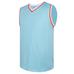Camiseta de Baloncesto Ligera para la Liga de Verano, Tejido Suave al Tacto, Abertura Amplia en los Brazos, Máximo Movimiento, Alta Visibilidad, Estilo Deportivo - Product Image 3