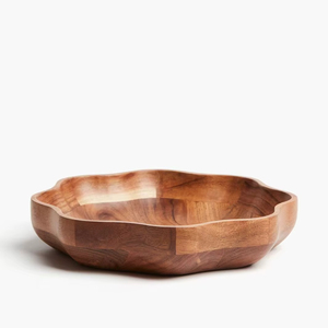 ชามไม้หนักสำหรับใช้ทำอาหารให้ฐานที่มั่นคงและมีพื้นที่เพียงพอสำหรับการทำอาหารที่บ้านเป็นประจำ - Product Image 1