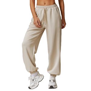 Pantalon de jogging tendance de haute qualité pour femme, taille mi-haute, coupe régulière, respirant, OEM - Product Image 4