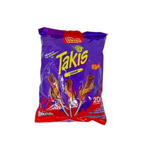 Takiss <strong>Spicy</strong> Hot Chili Fuego Sucker 24g Per Serving 70 Calories 0.5g Fat 16g Carbs With <strong>Chamoy</strong> Filling Wholesale Distribution - Product Image 2